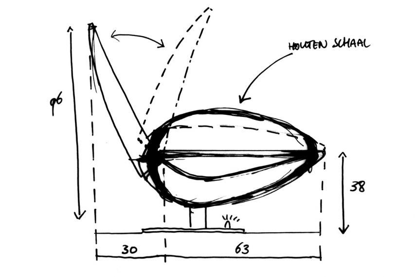 Bekkering Adams Architecten - Seat design - oyster aanzicht open