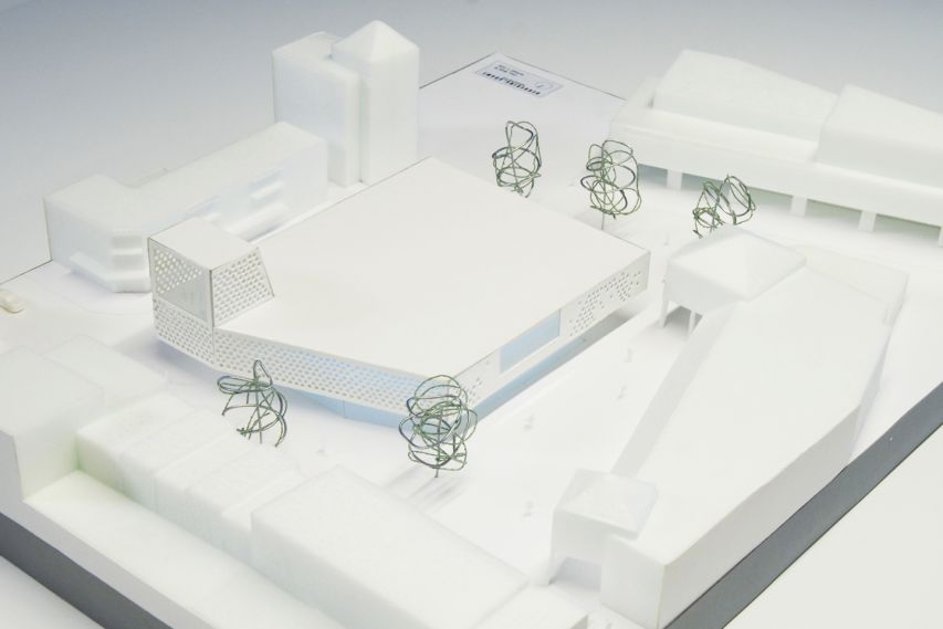 Retail Building-Bekkering-Adams-Architects-Oss model